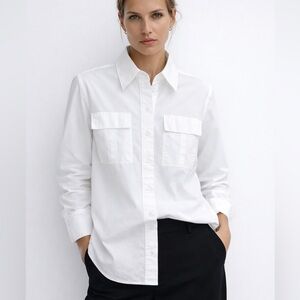 COS White Structured Shirt